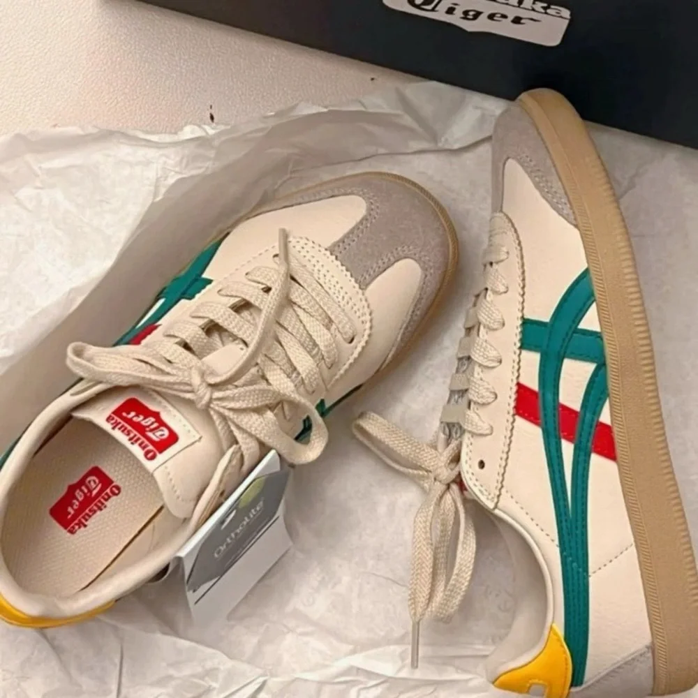 Onitsuka Tiger Tokuten White Beige Red Green - Picture 7 of 7
